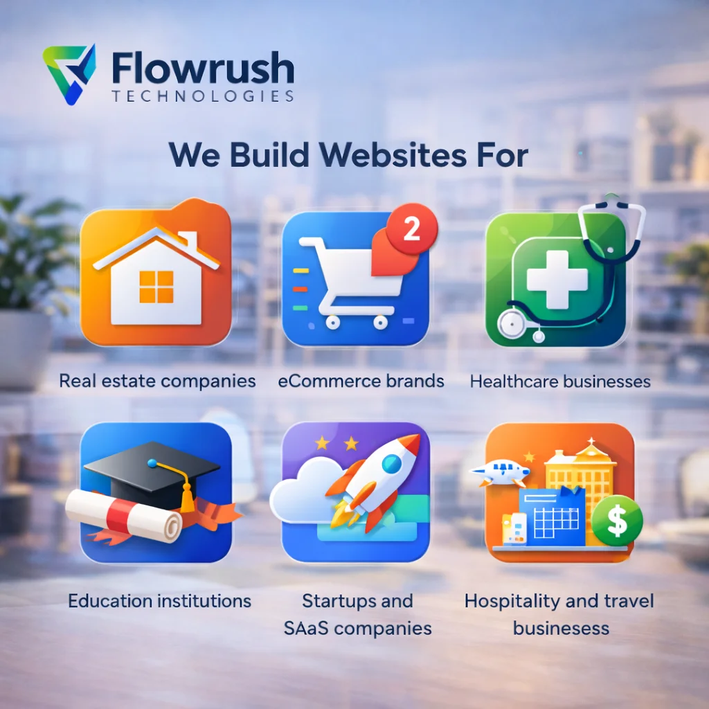 Website Development for Industries - Flowrush Technologies Gurugram
